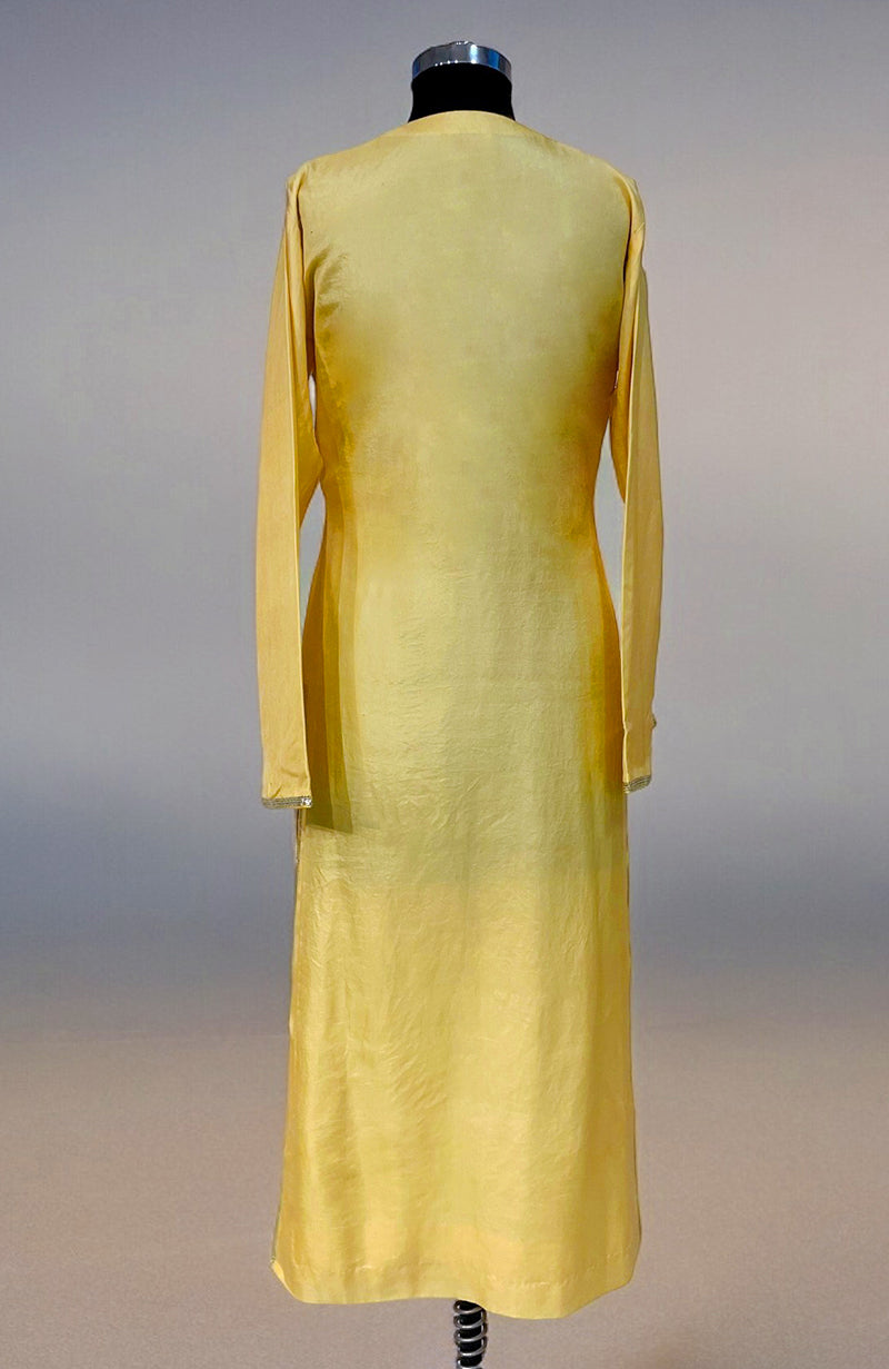 Sunglow Yellow Sequin & Beads Kurta