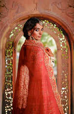 RAAGA- Always for the First Time Red Lehenga Set