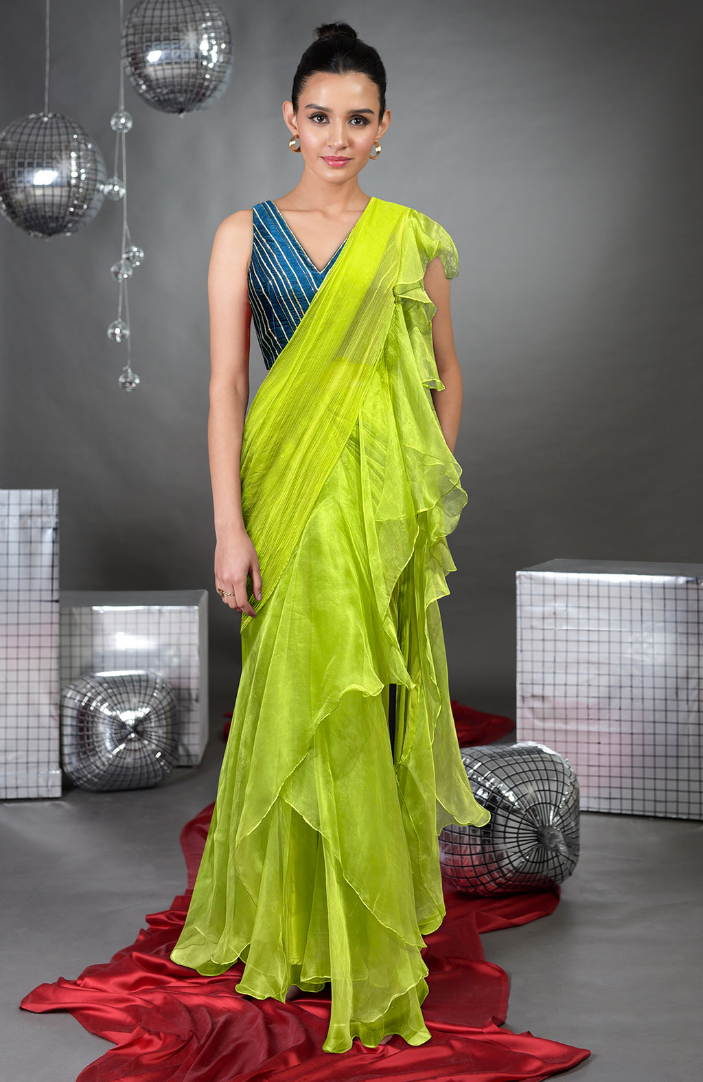 Buy Classic Satin Solid Saree without Blouse piece Online In India At  Discounted Prices