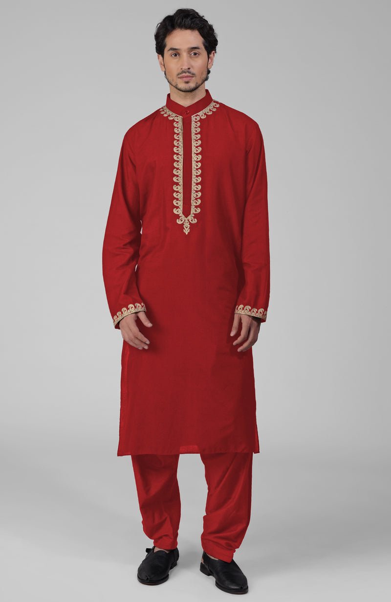 Kashmiri kurta pajama discount design