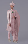 To Be In Love Burnished Lilac Embroidered Sherwani Set