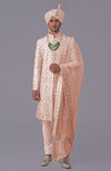 To Be In Love Ivory-Gold Embroidered Sherwani Set