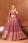 Flirtation Purple Wine Lehenga Set