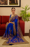 Neelam Marodi & Resham Hand Embroidered Saree