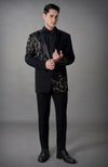 Partial Shash Embroidered Tuxedo Set