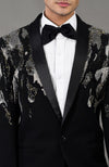 Black Camo Tuxedo Set