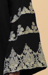 Black- Gold Kashmir Embroidered Kaftan