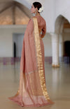 Chutney Marori Embroidered Linen Saree