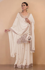 Sea Salt Marori Gota Patti & Zardozi Hand Embroidered Sharara Set