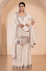 Sea Salt Marori Gota Patti & Zardozi Hand Embroidered Sharara Set