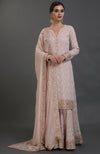 Chikankari & Gota Patti Hand Embroidered Sharara Suit