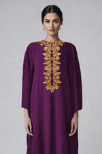 Phlox Kashmiri Tilla Aari Embroidered Kaftan