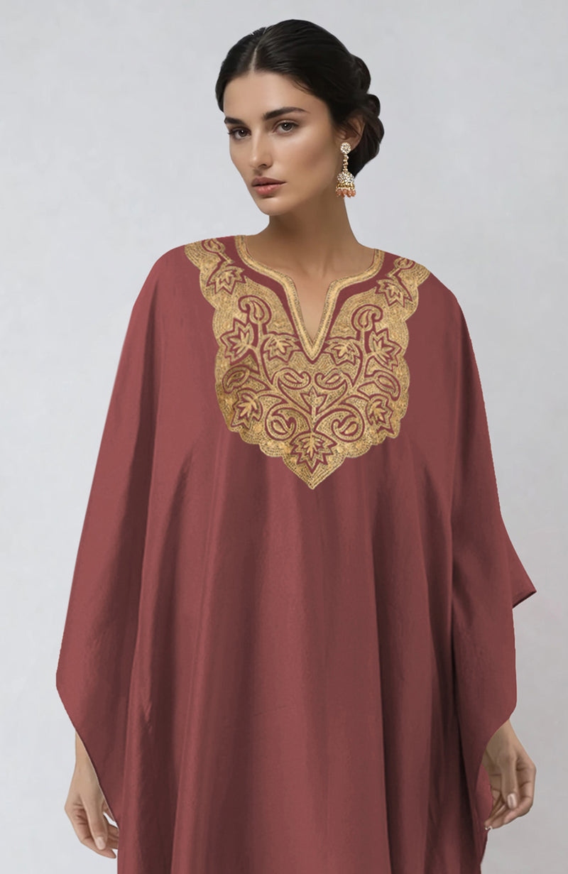 Chutney Kashmiri Tilla Embroidered Kaftan set