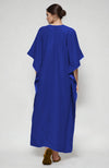 Royal Blue Kashmiri Tilla Embroidered Kaftan