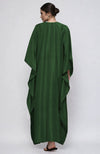 Emerald Green Kashmiri Tilla Embroidered Kaftan