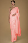 Blush Timeless Pure Pashmina Cashmere Saree With Blouse