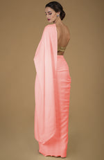 Blush Timeless Pure Pashmina Cashmere Saree With Blouse