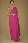 Blush Timeless Pure Pashmina Cashmere Saree With Blouse