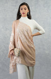 Madonna Nude - Beige Chantilly Pure Cashmere Stole