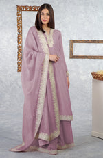 Elderberry Kashmiri Tilla Embroidered Kurta Set