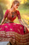 Unending Love Red Lehenga Set