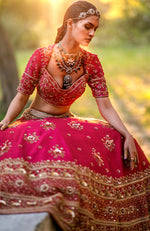 Unending Love Red Lehenga Set