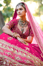 Unending Love Hot Pink Lehenga Set