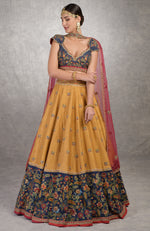 How do I love thee Classic Blue Lehenga