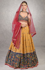 How do I love thee Classic Blue Lehenga