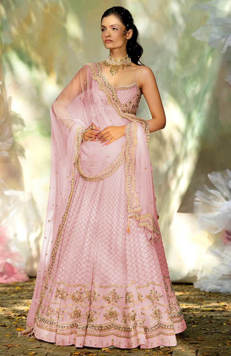 For Keeps English Rose Lehenga Set