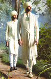 A Love Song Ivory Embroidered Sherwani Set