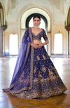 This Much & More Plum Lehenga Set