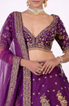 This Much & More Plum Lehenga Set