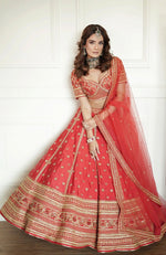 Why I Love Thee Fuchsia Fedora Lehenga Set