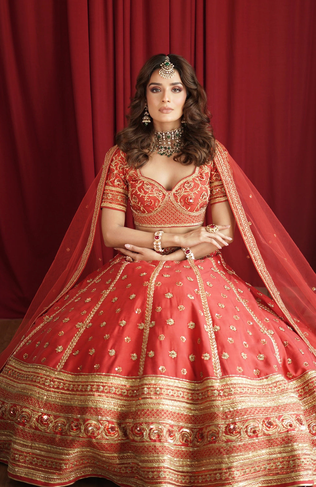 The effortlessly glamorous bride Apoorva Iyer in Talking Threads 