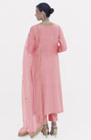 Pressed Rose Marori Beads & Sequin Hand Embroidered Kurta Set