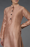 Pressed Rose Raw Silk/ Silk/ Crepe/ Georgette Suit