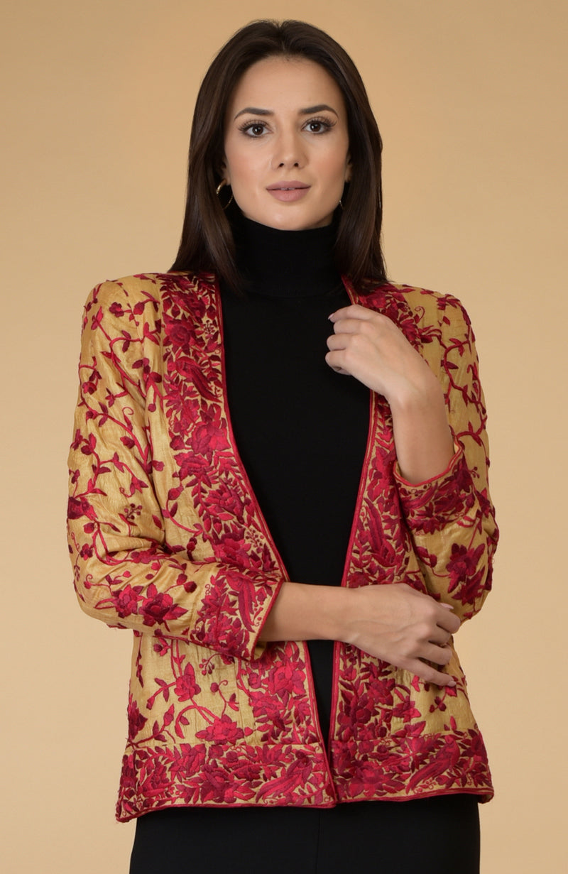 Buy online Red Solid Regular Shrug from shrugs & Jackets for Women by Rute  for ₹699 at 59% off | 2024 Limeroad.com