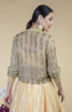 Electric Eye Hand Embroidered Jacket & Skirt Set